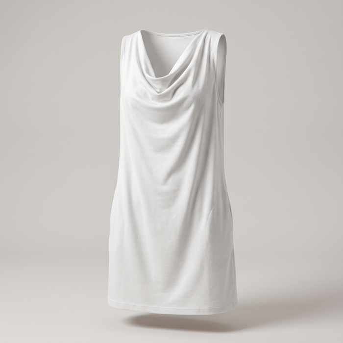 ELEANOR DRAPERAD KLÄNNING