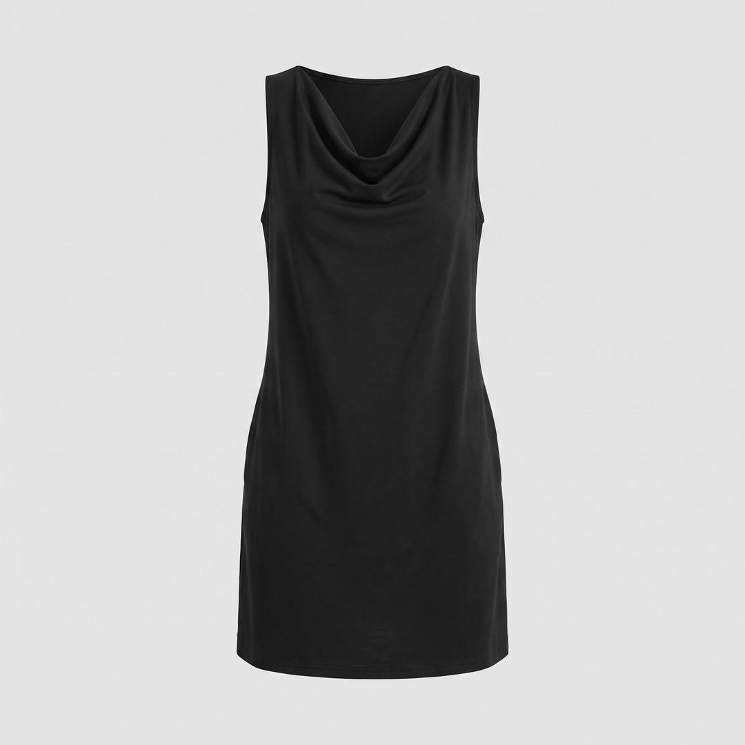 ELEANOR DRAPERAD KLÄNNING