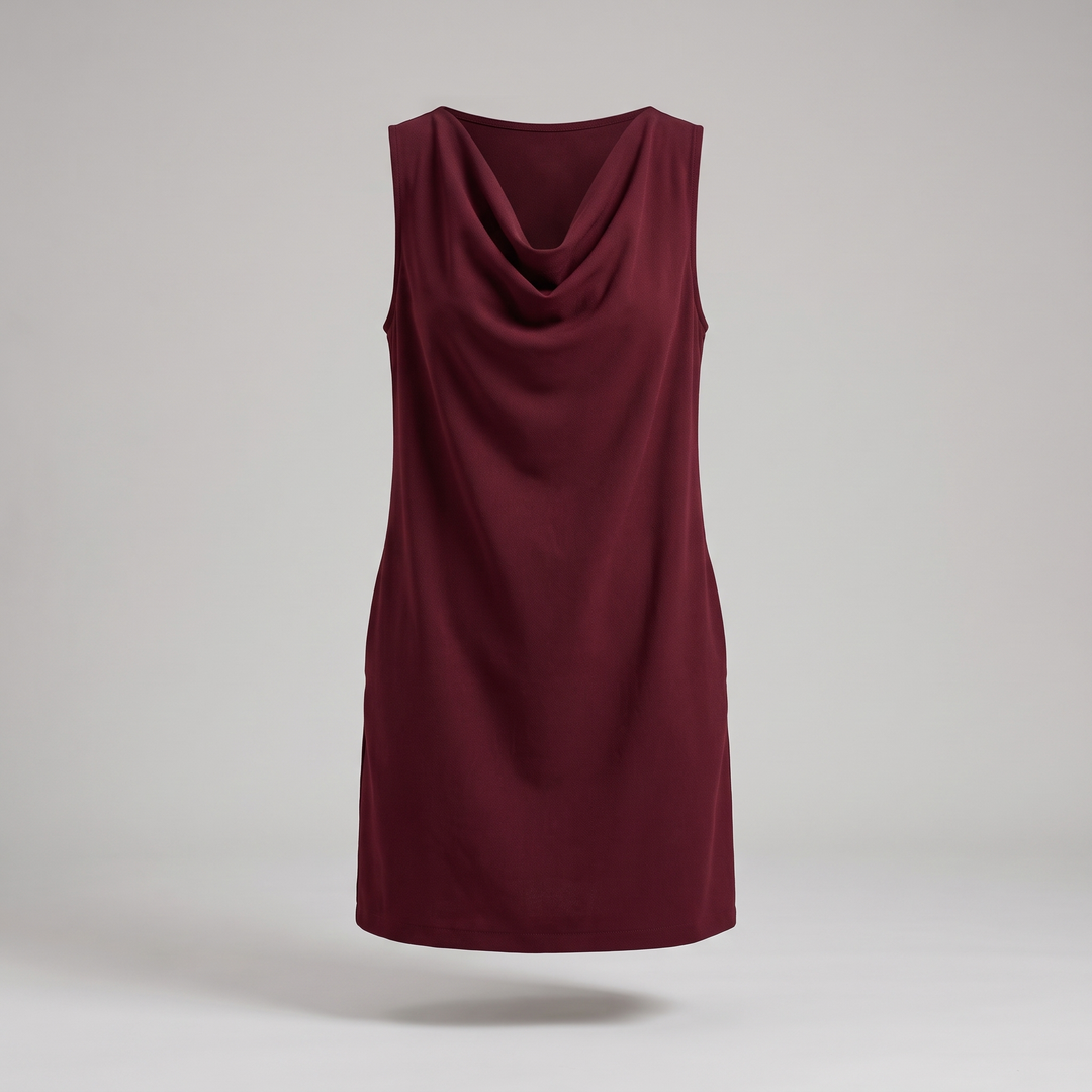 ELEANOR DRAPERAD KLÄNNING