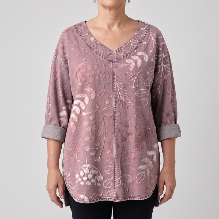 ELVERA BLÖDMYNTAD BLUS