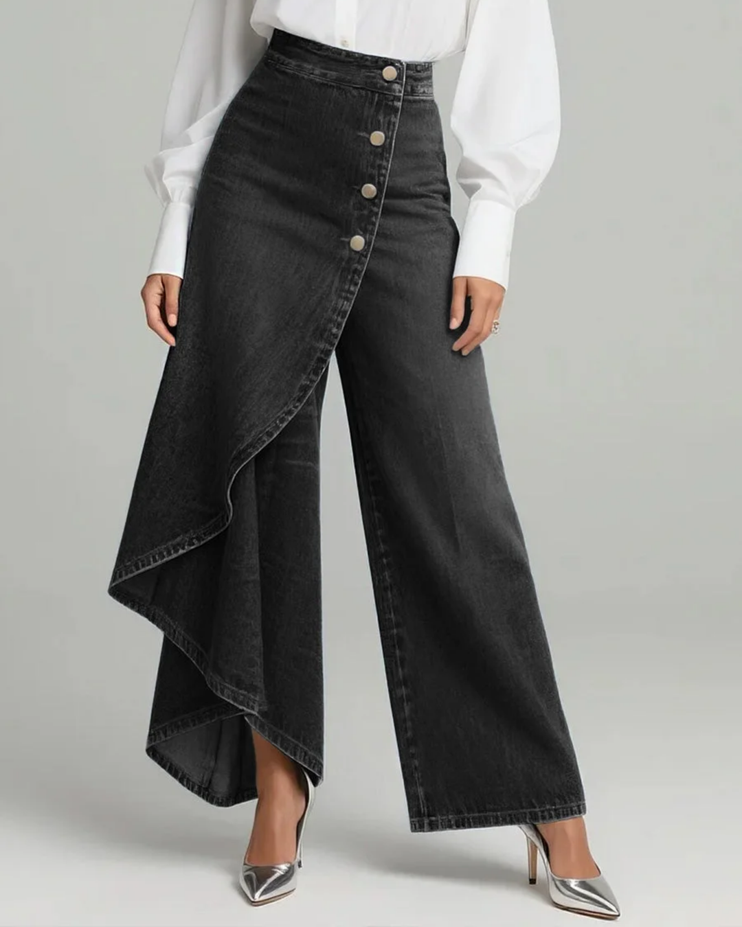 ELVORIA OMSLAGSTIL JEANS