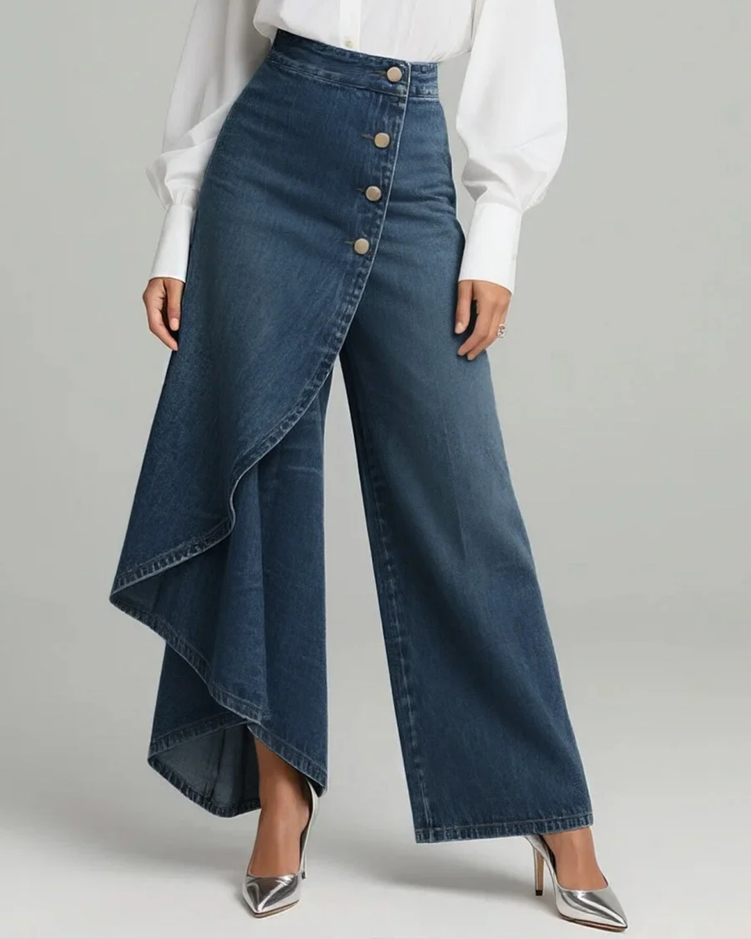 ELVORIA OMSLAGSTIL JEANS