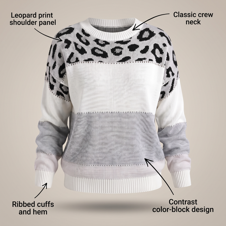 VELORA LEOPARD LUXE Tröja