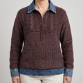 NIVELLE MODERN HALVKNAPP Jumper