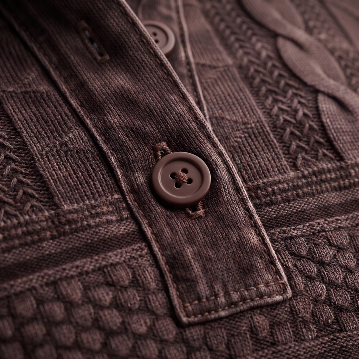 NIVELLE MODERN HALVKNAPP Jumper