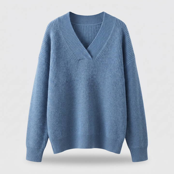 CAMILLE COZY V-RINGAD STICKAD Tröja