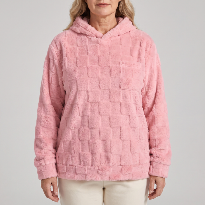 ARABELLA MYSIGT MÖNSTERT HOODIE
