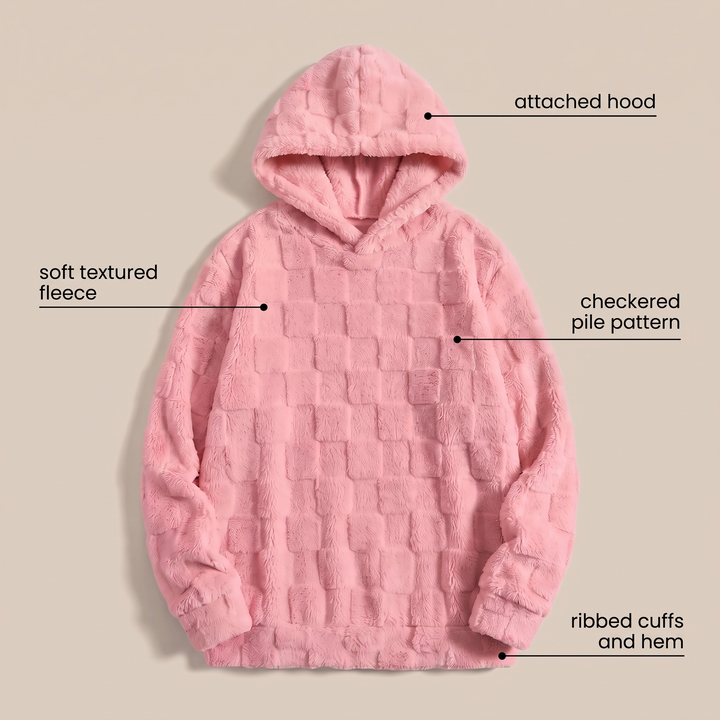 ARABELLA MYSIGT MÖNSTERT HOODIE