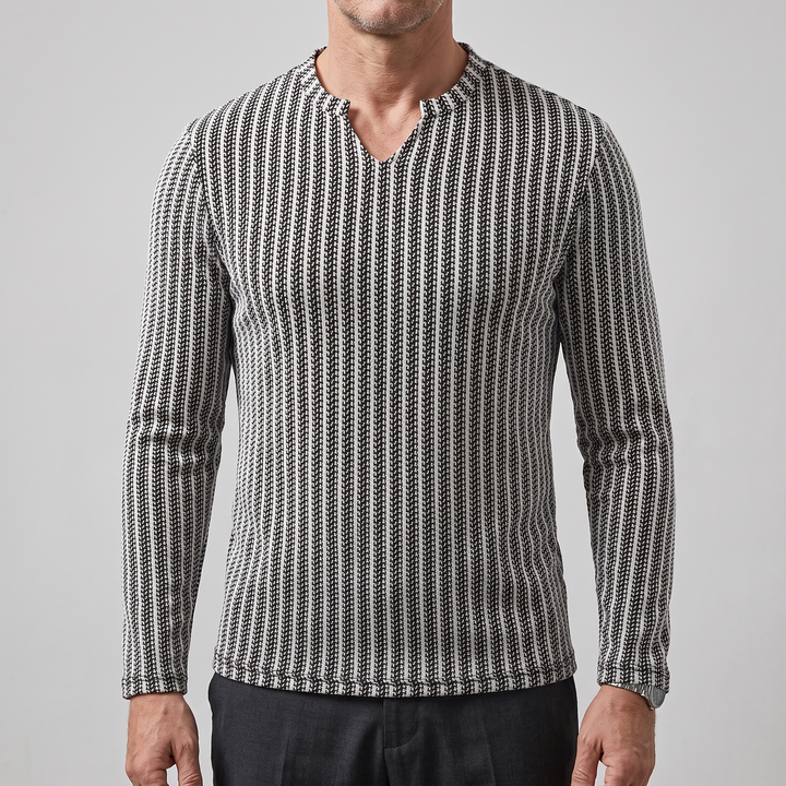 TIDLÖS STICKAD TRÖJA FÖR VARDAGEN