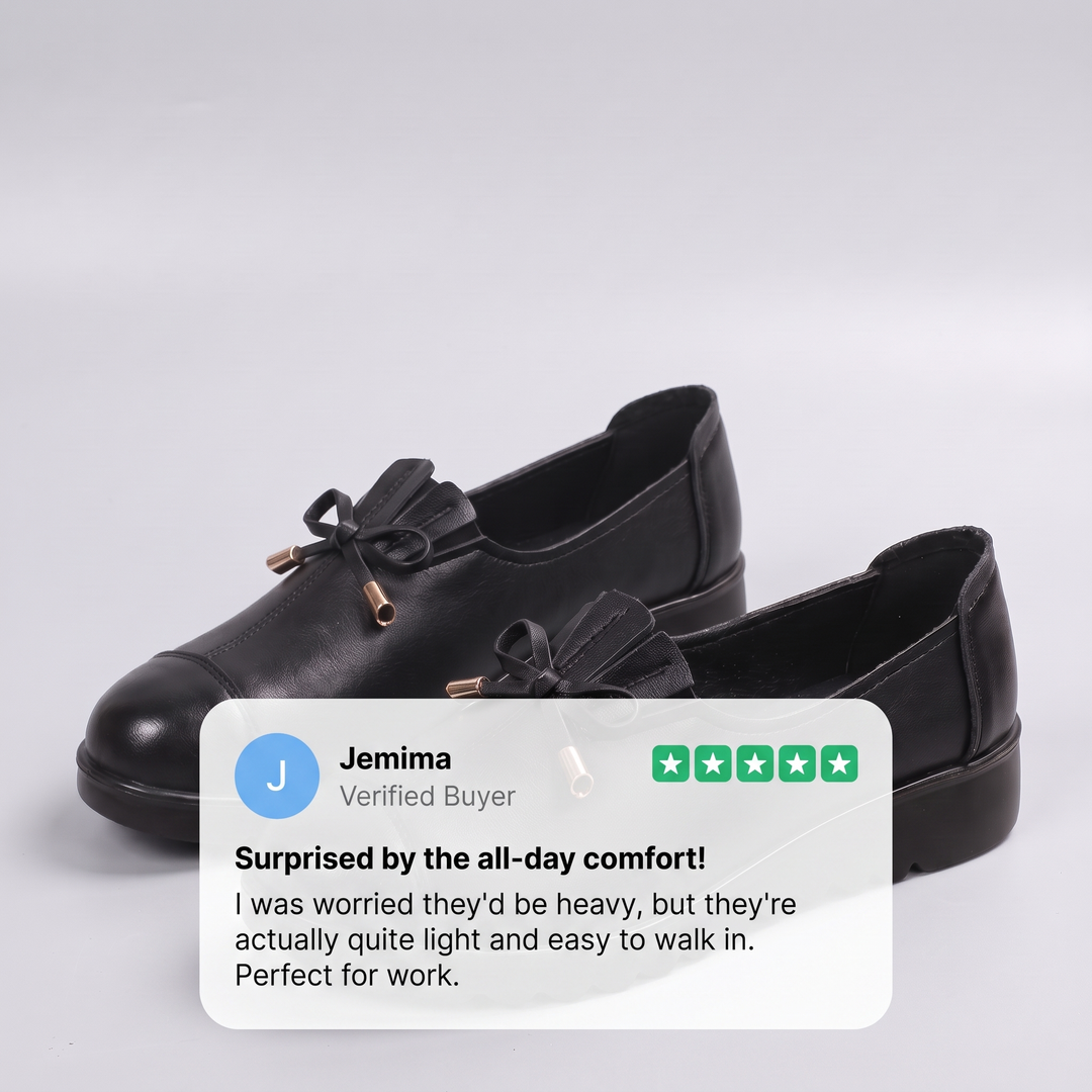 ELEGANTA KOMFORTLOAFERS I LÄDER