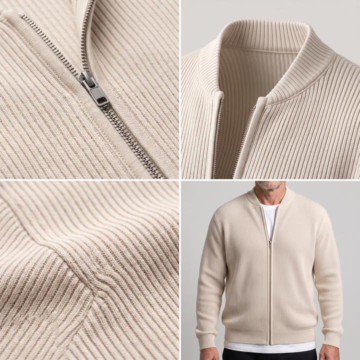 MODERN STICKAD JACKET I KULTURELLT SOCKER