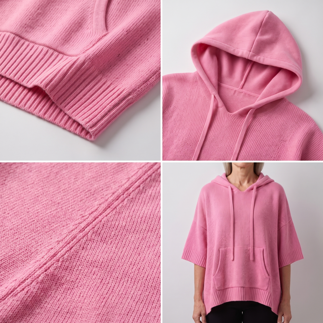 MJUK TRÖJA MED HUVA