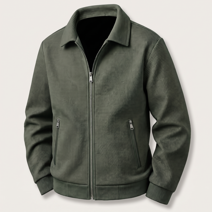 HARBOUR TEXTURERAD DRAGKEDJACKA