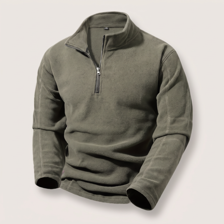 SMART STAND-COLAR SWEATSHIRT