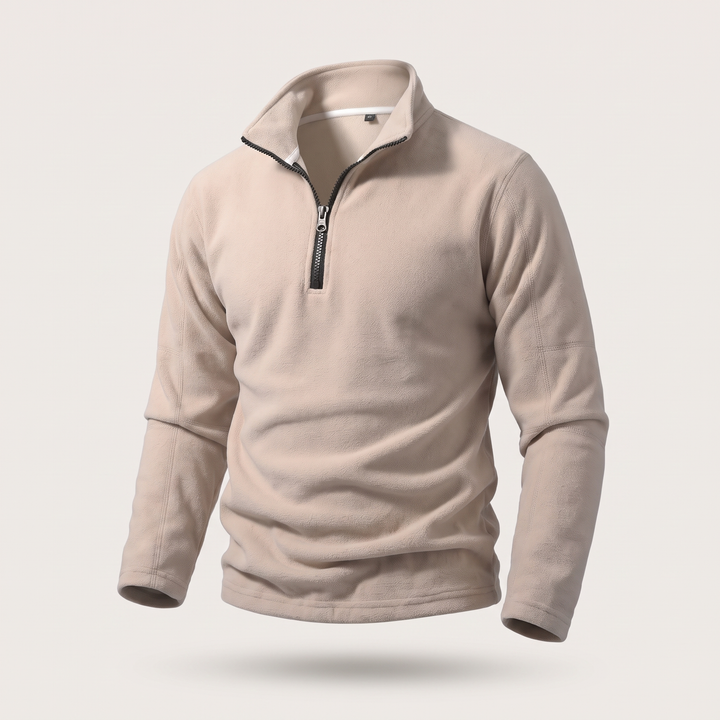 SMART STAND-COLAR SWEATSHIRT