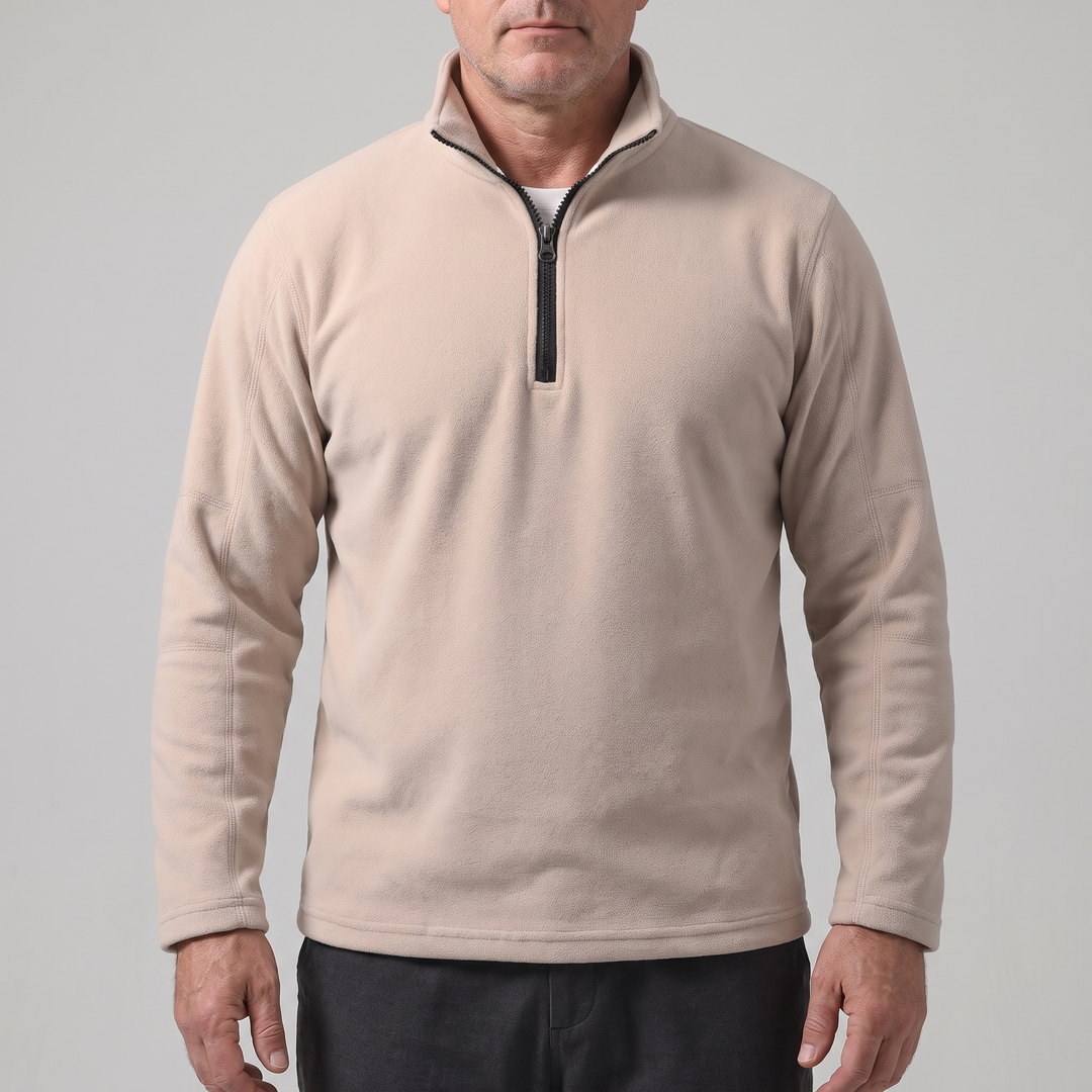 SMART STAND-COLAR SWEATSHIRT