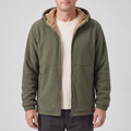 SHERPAFODRAD FLEECE HUVJACKA