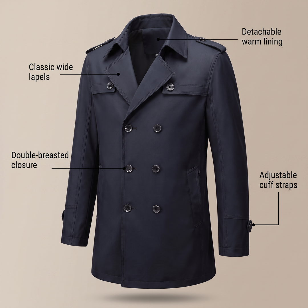 MONTFORD AVTAGBAR FODRAD TRENCHCOAT