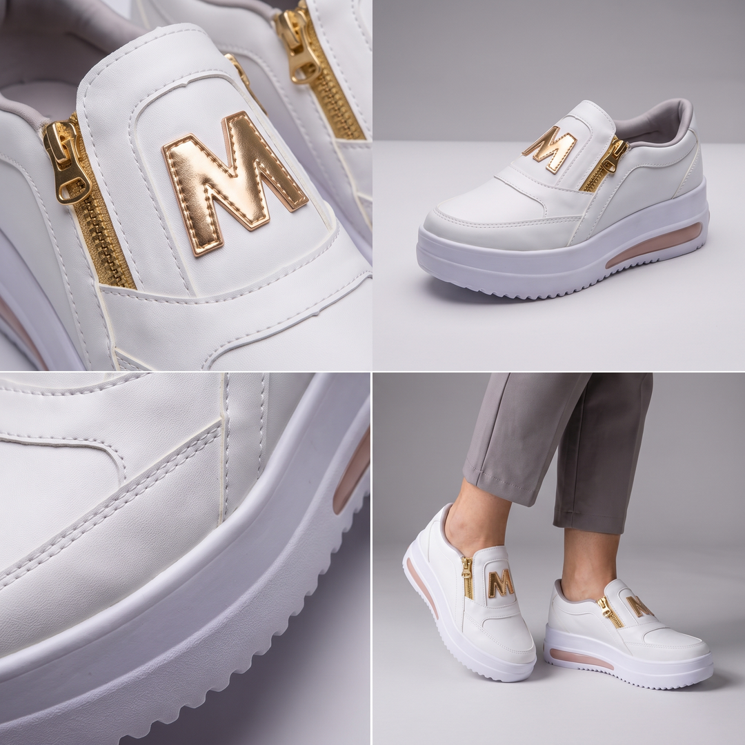 Vadderade slip-on-skor