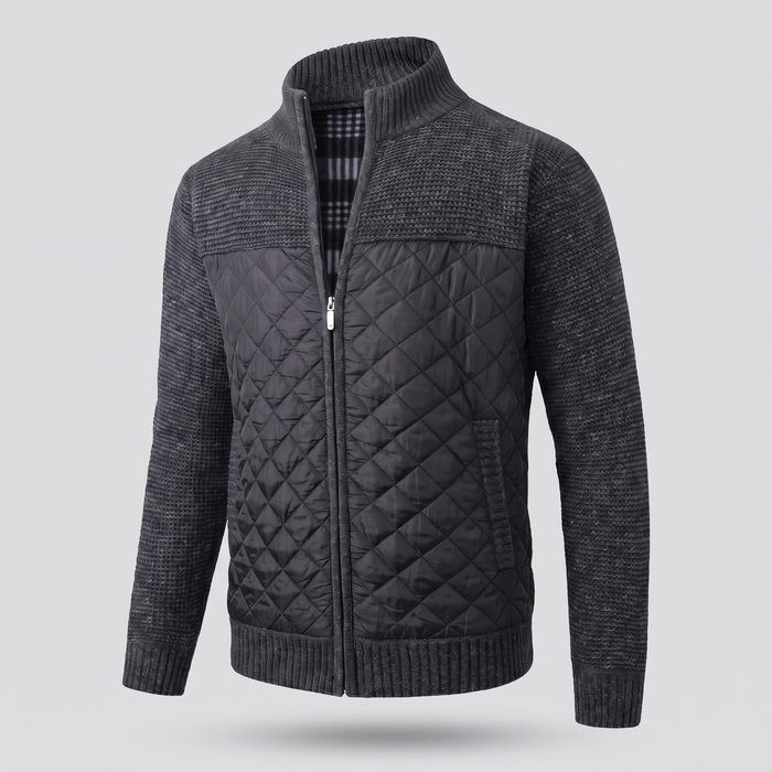 KLASSISK QUILTAD STICKAD JACKET