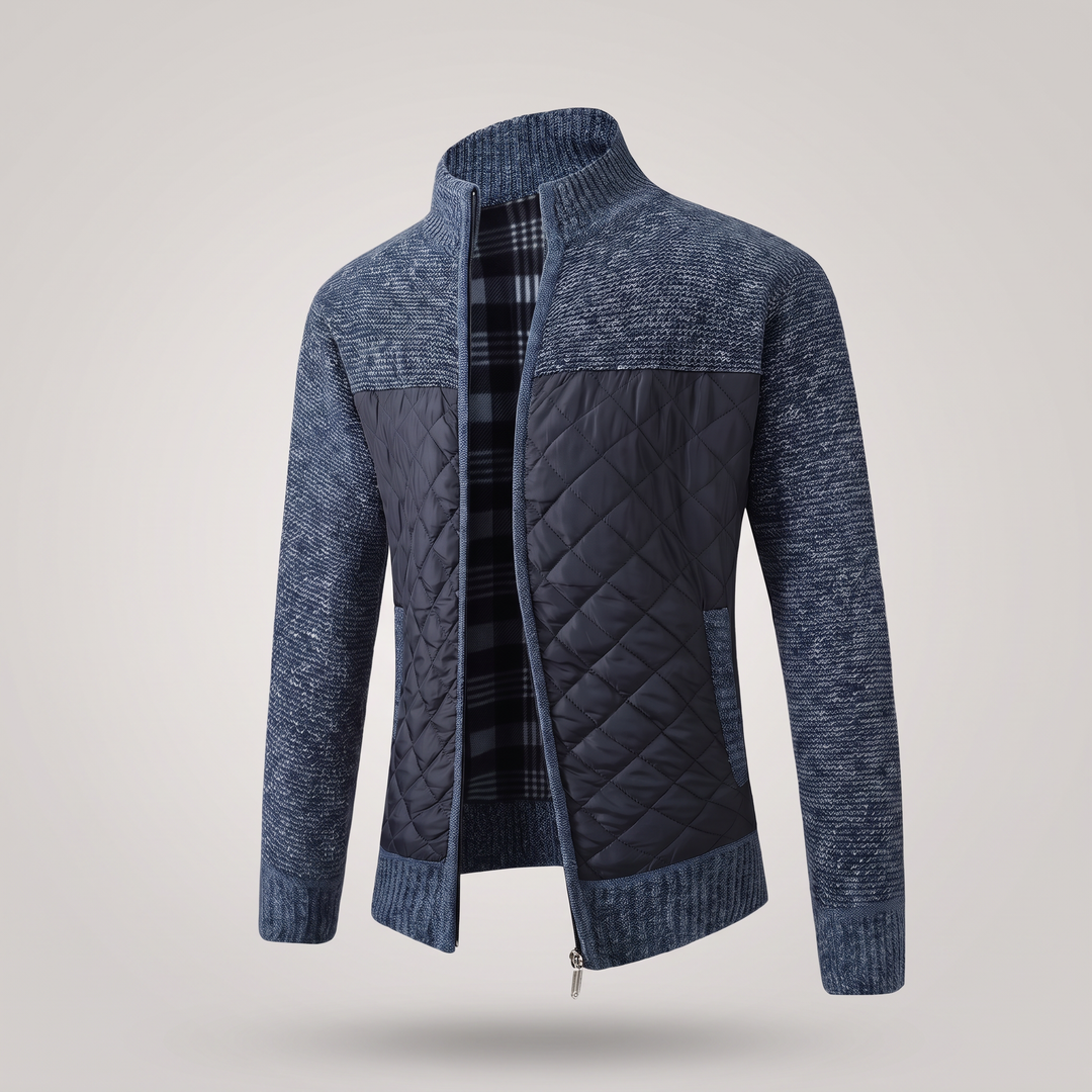 KLASSISK QUILTAD STICKAD JACKET