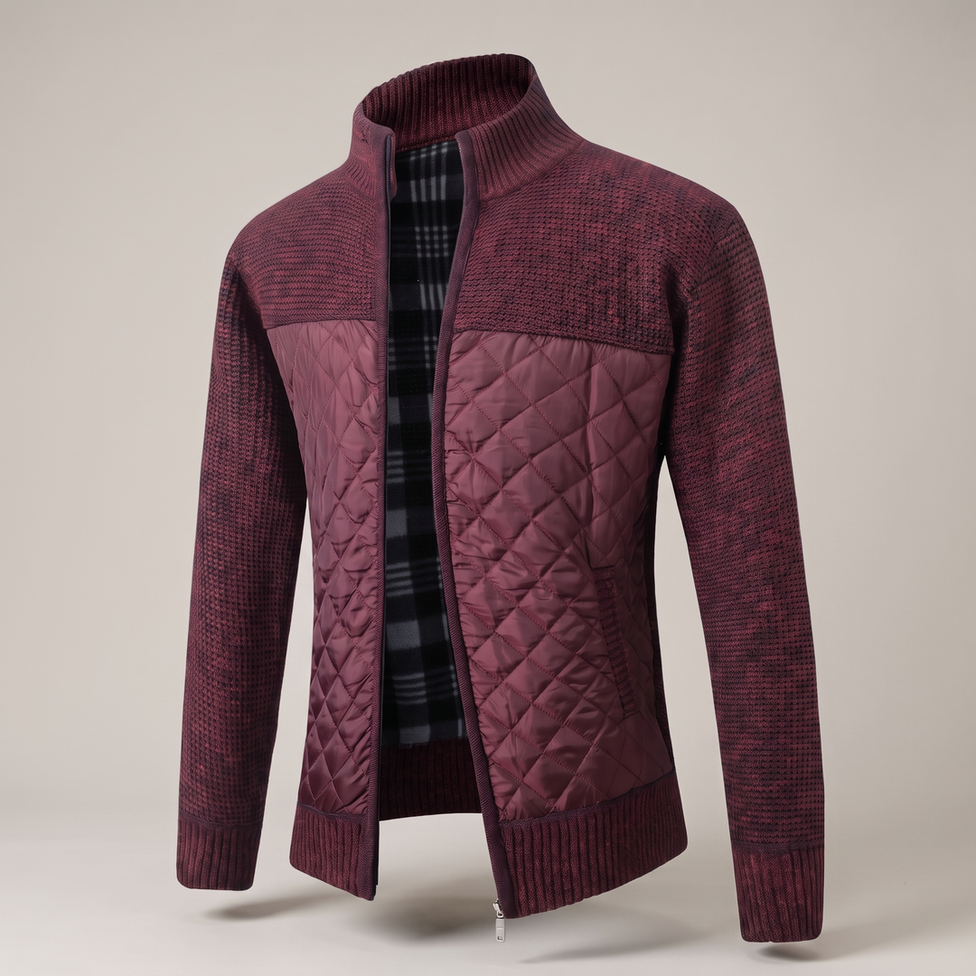 KLASSISK QUILTAD STICKAD JACKET