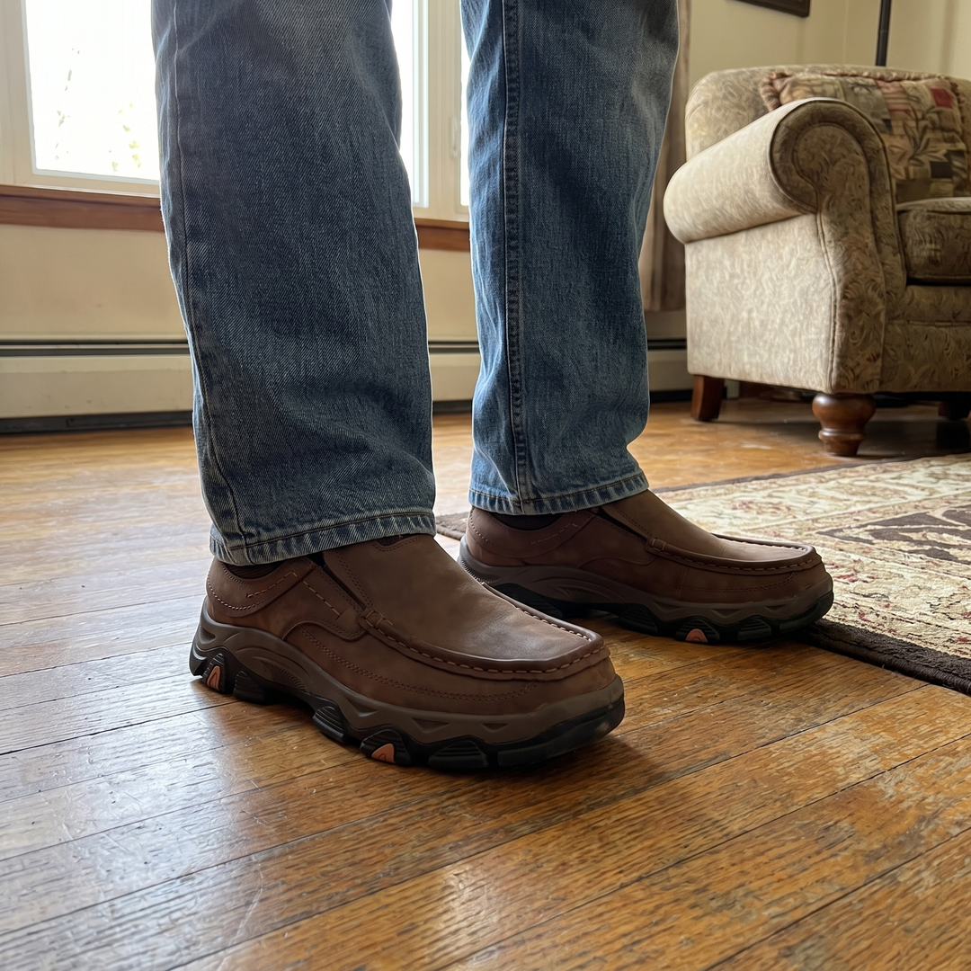 Vadderade slip-ons för vardagsbruk