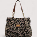 AGNES™ LEOPARDCANVASVÄSKA