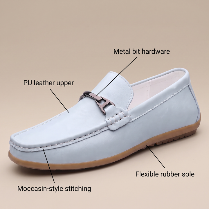 KLASSISKA LÄDERLOAFERS