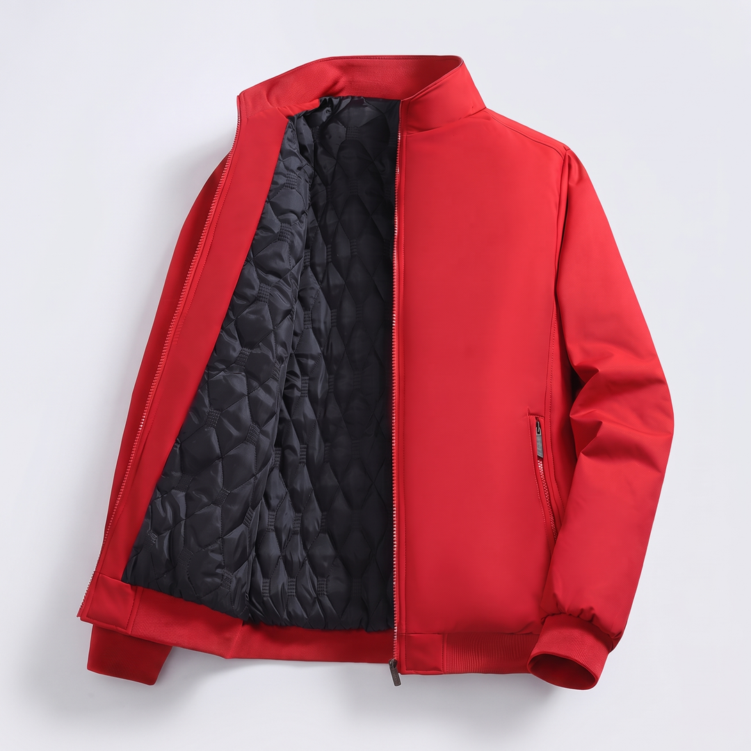KLASSISK QUILTAD BOMBERJACKA