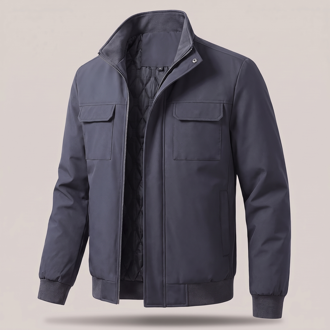 KLASSISK QUILTAD BOMBERJACKA