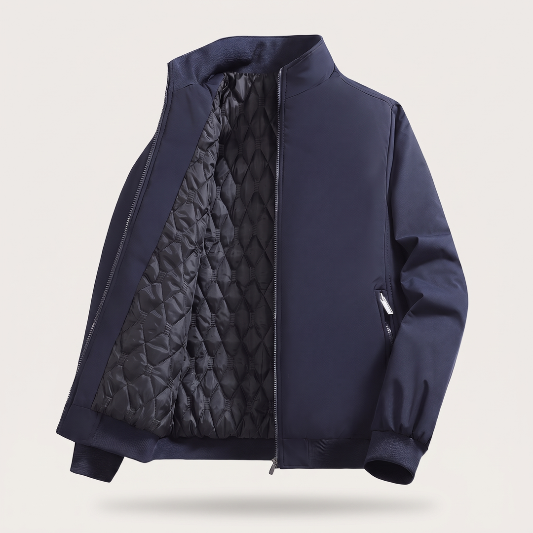 KLASSISK QUILTAD BOMBERJACKA
