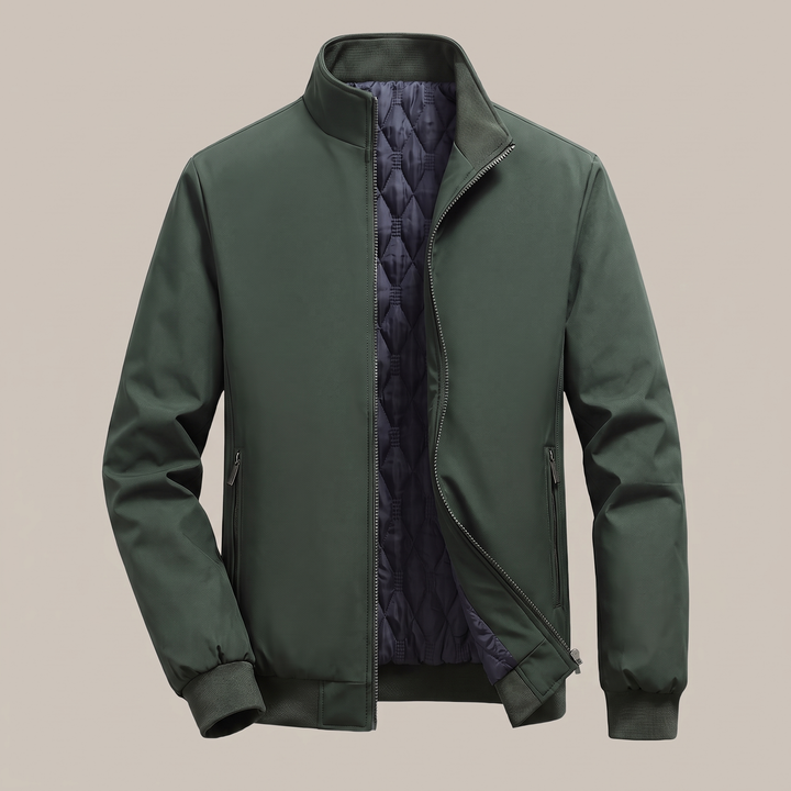 KLASSISK QUILTAD BOMBERJACKA