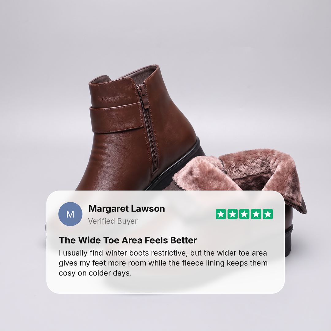 KLASSISKA ANKLESTÖVLAR MED SPÄNN