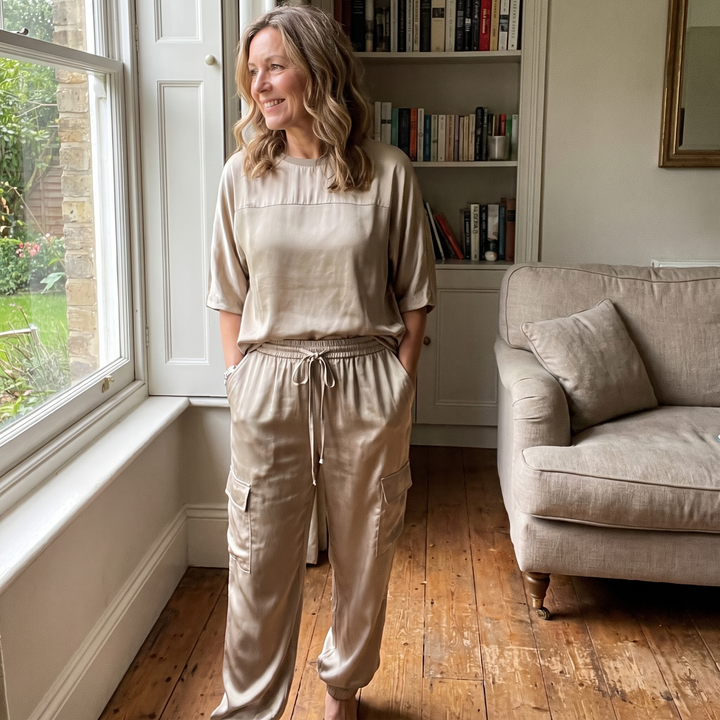 PHILIPPA MJUKT DRAPERAT TVÅDELAT SET