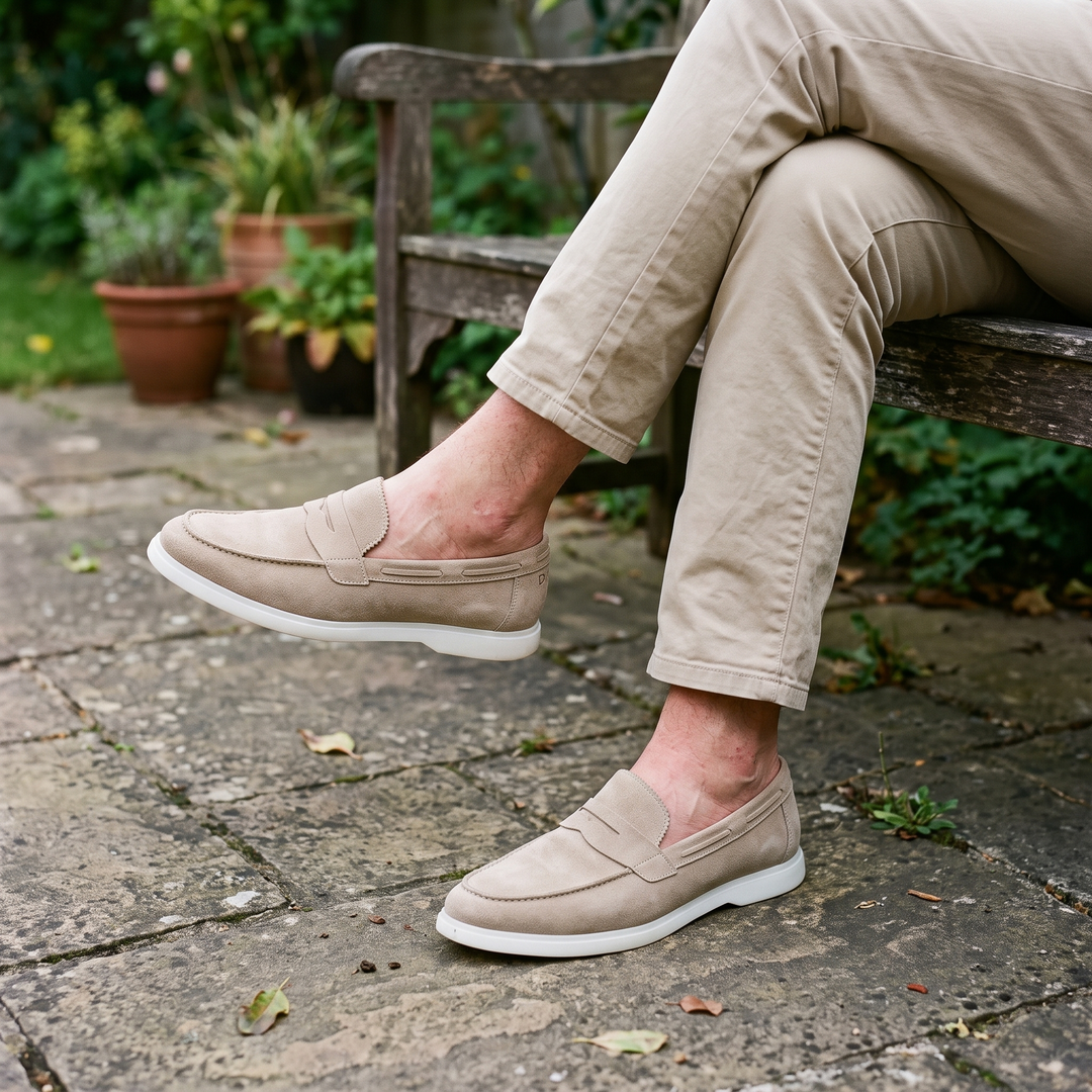 CHELTENHAM BEIGE MOCKALOAFERS