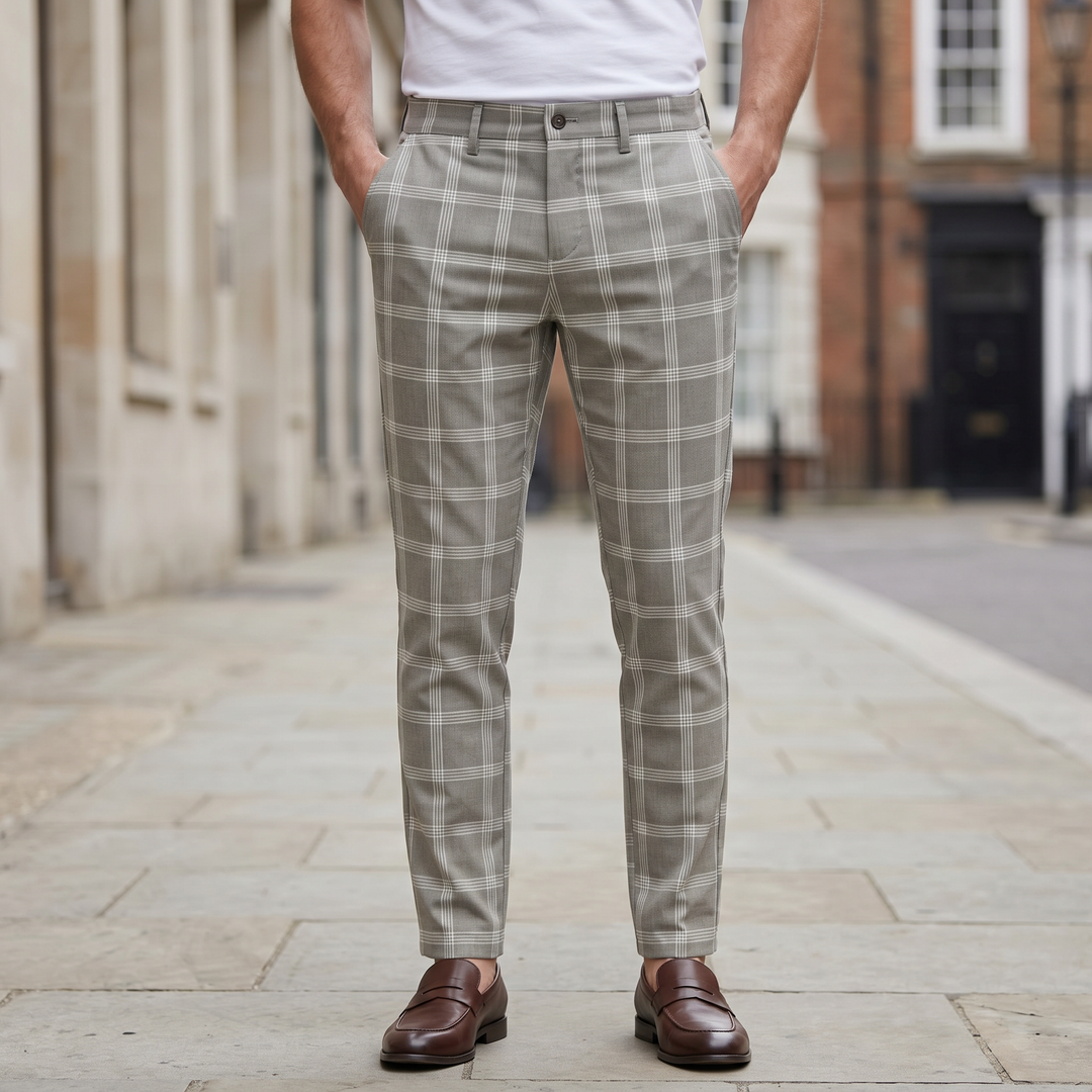 CHESTERFIELD SLIM-FIT RUTIGA BYXOR