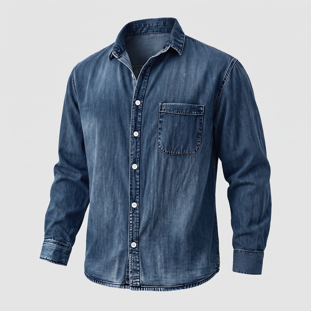 WESTBROOK VINTAGE JEANSSKJORTA