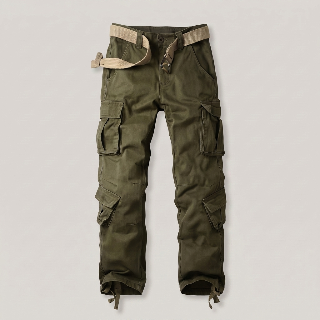FARNWORTH CAMO CARGO BYXOR