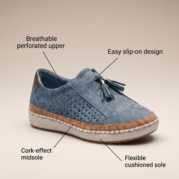 ELSPETH STICKAD KOMFORT SLIP-ONS
