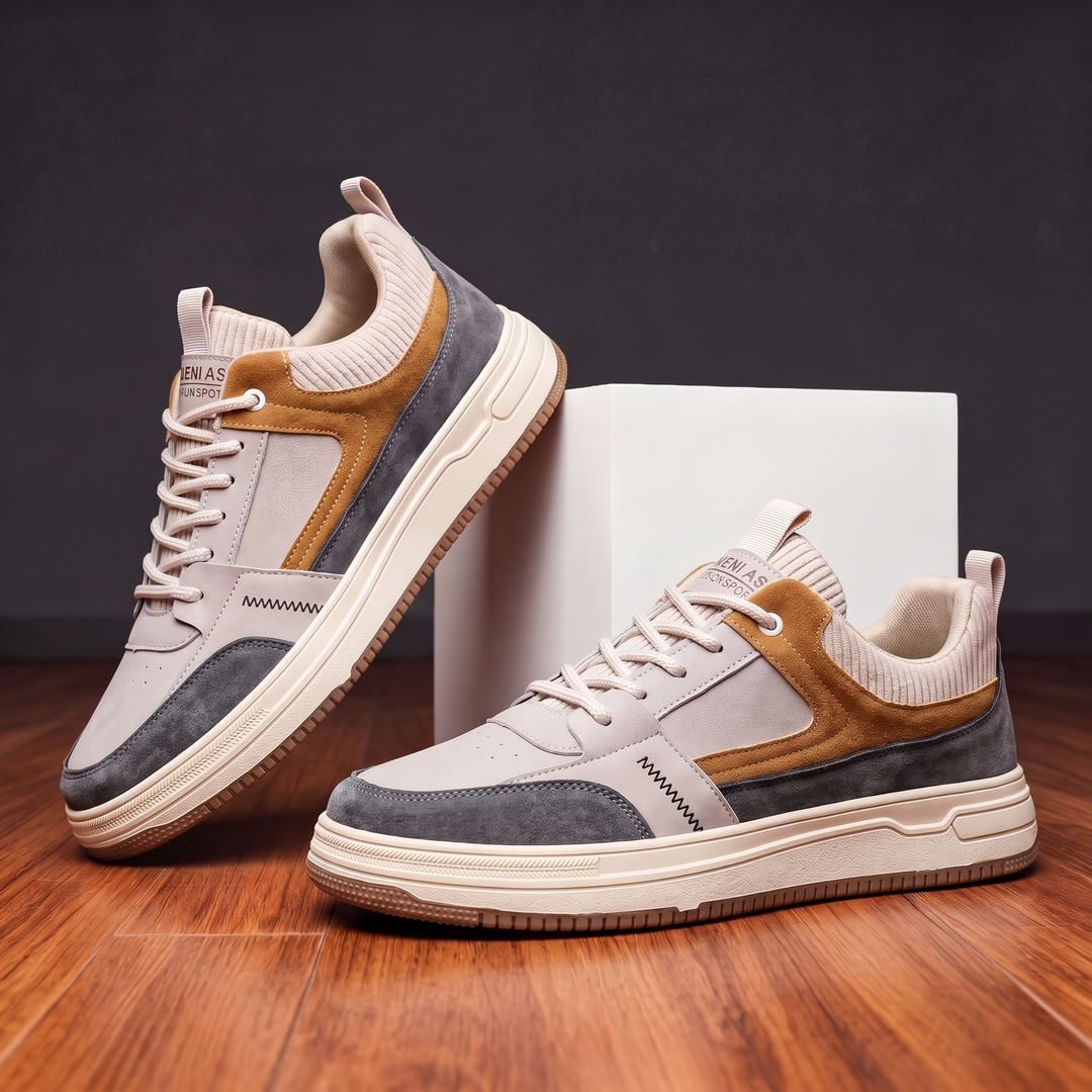 KINROSS PANELMÖSSADE SNEAKERS I MOCKA