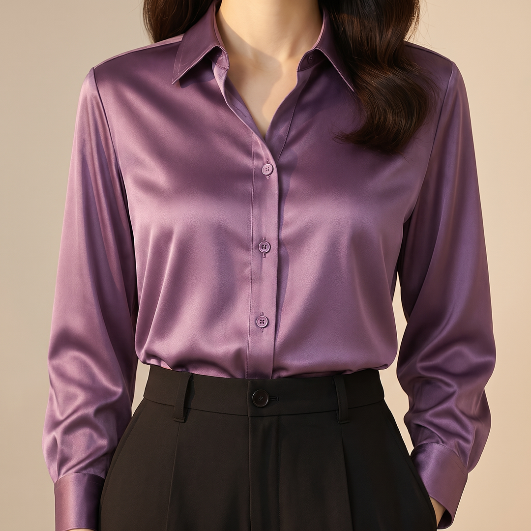ELEGANT KNAPPBLUS GENEVIEVE