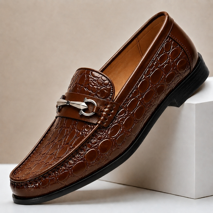 CARROWMERE LOAFERS I TEXTURERAT LÄDER