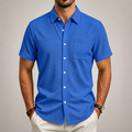 CALDHAM TEXTURERAD SKJORTA MED KNAPPNING