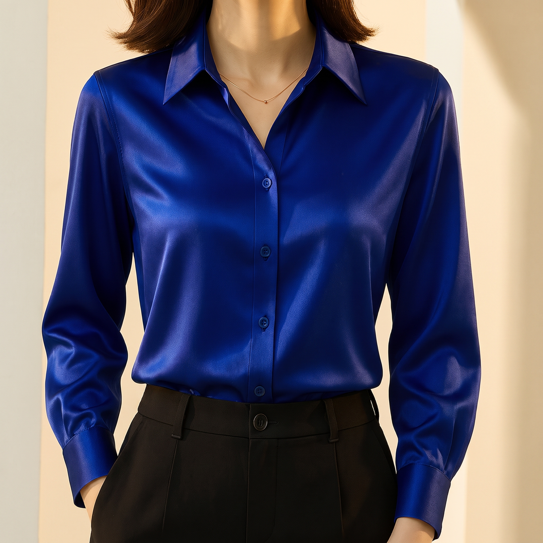 ELEGANT KNAPPBLUS GENEVIEVE