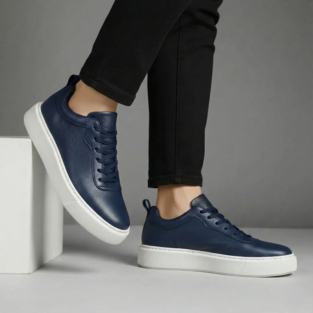 BROMLEY SNEAKERS I NAVRAT LÄDER