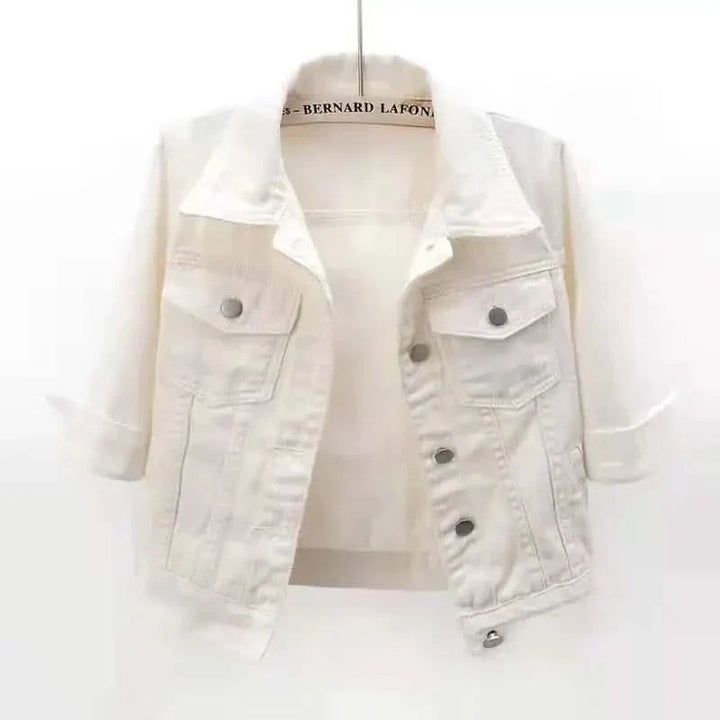 ELODIE COLOURBLOCK-JEANSJACKA