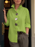 VERA ELEGANT KRAGEBLUS