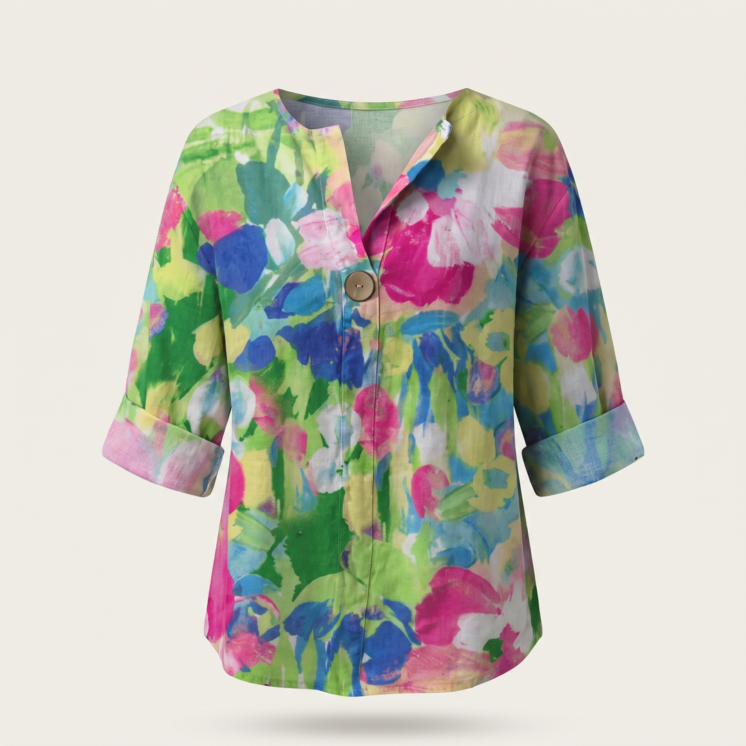 AMELIA LJUSBLOMMADE BLUSAR