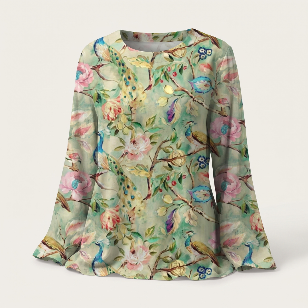 AMELIA LJUSBLOMMADE BLUSAR
